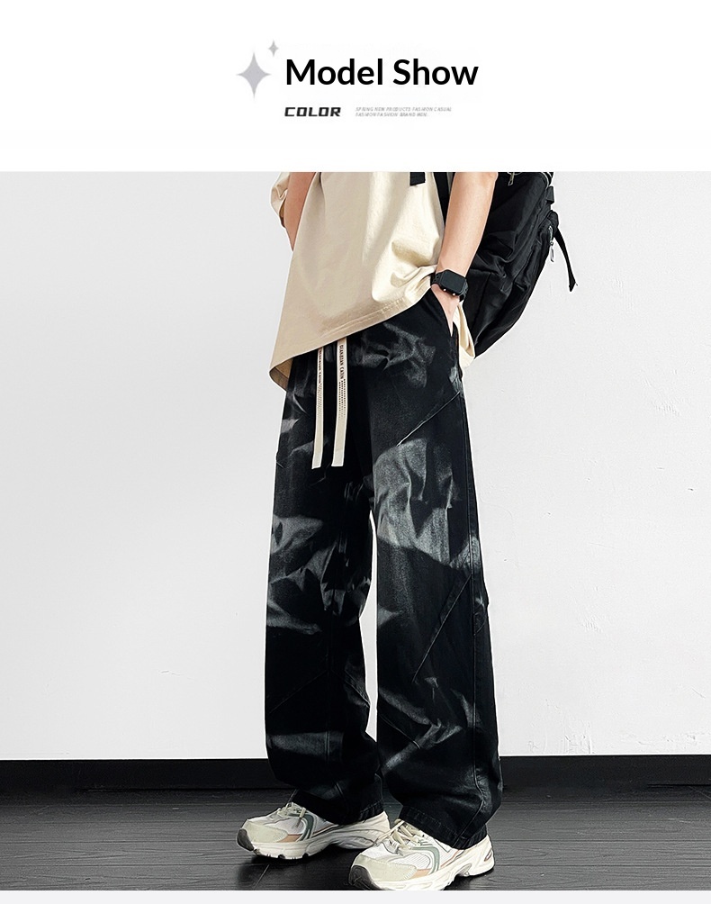 Men's Cotton Drawstring Pants, Straight-Leg, Easy Care 10