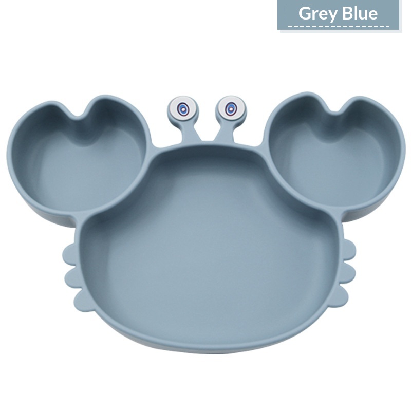 Baby Suction-cup Divider Plate Childrens Tableware