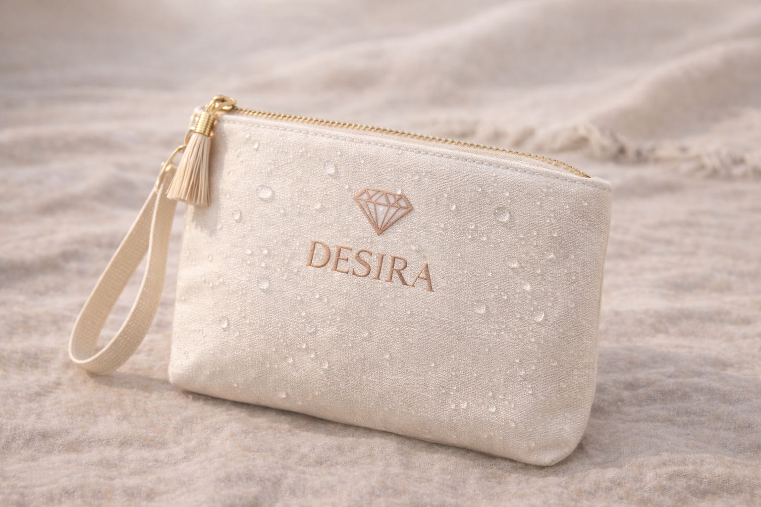 Color-printed Cotton Storage Bag With Zipper