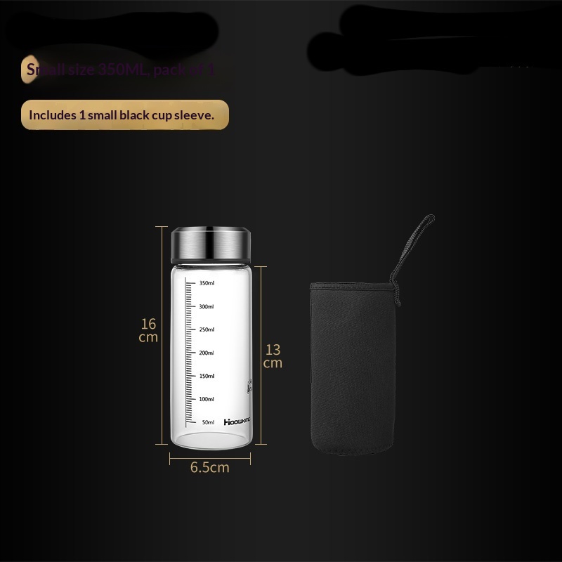 High-temperature-resistant Glass Milk Cup For Studentsportable And Microwave-safe