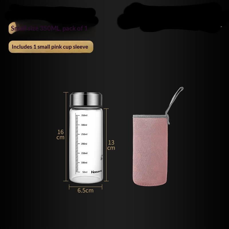 High-temperature-resistant Glass Milk Cup For Studentsportable And Microwave-safe