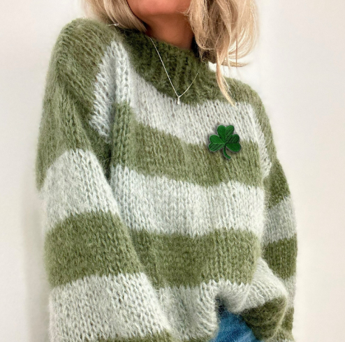 Womens Relaxed High-neck Casual Top