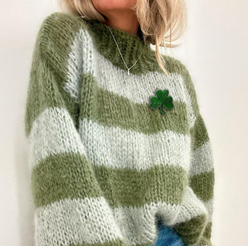 Womens Relaxed High-neck Casual Top