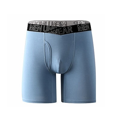 V-Shape Mens Breathable Boxer Briefs For Running And Fitness  Extended Length