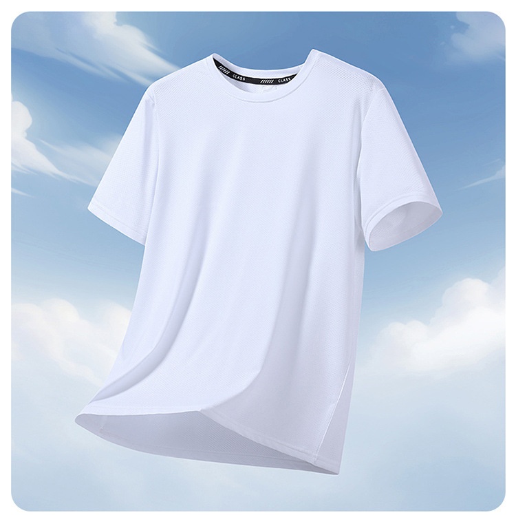 Loose Plus-Size Stretch Quick-Dry Running T-Shirt For Exercise
