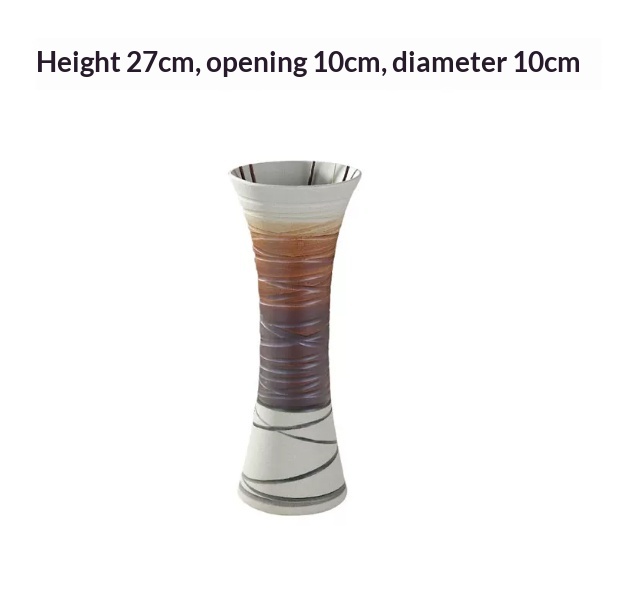 New Chinese-Style Ceramic Antique-Look Vase A Trendy Decorative Piece, picture 6 of 8