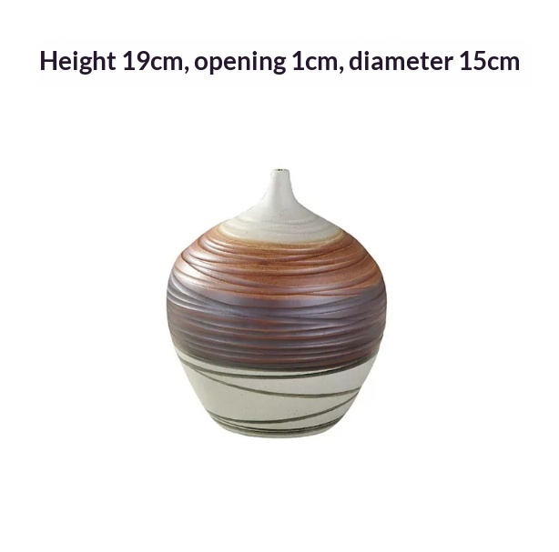 New Chinese-Style Ceramic Antique-Look Vase A Trendy Decorative Piece, picture 8 of 8