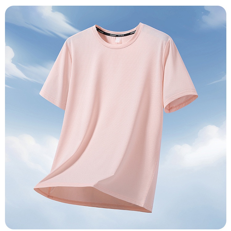Loose Plus-Size Stretch Quick-Dry Running T-Shirt For Exercise