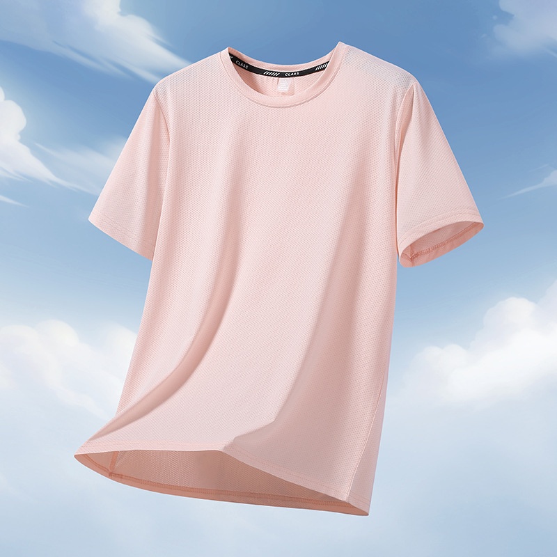 Loose Plus-Size Stretch Quick-Dry Running T-Shirt For Exercise