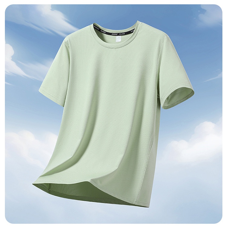 Loose Plus-Size Stretch Quick-Dry Running T-Shirt For Exercise