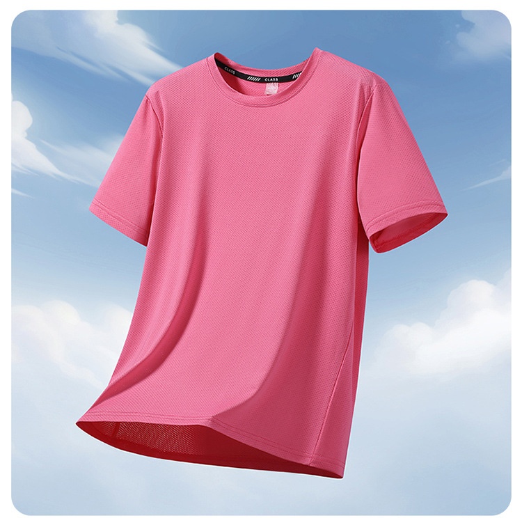 Loose Plus-Size Stretch Quick-Dry Running T-Shirt For Exercise