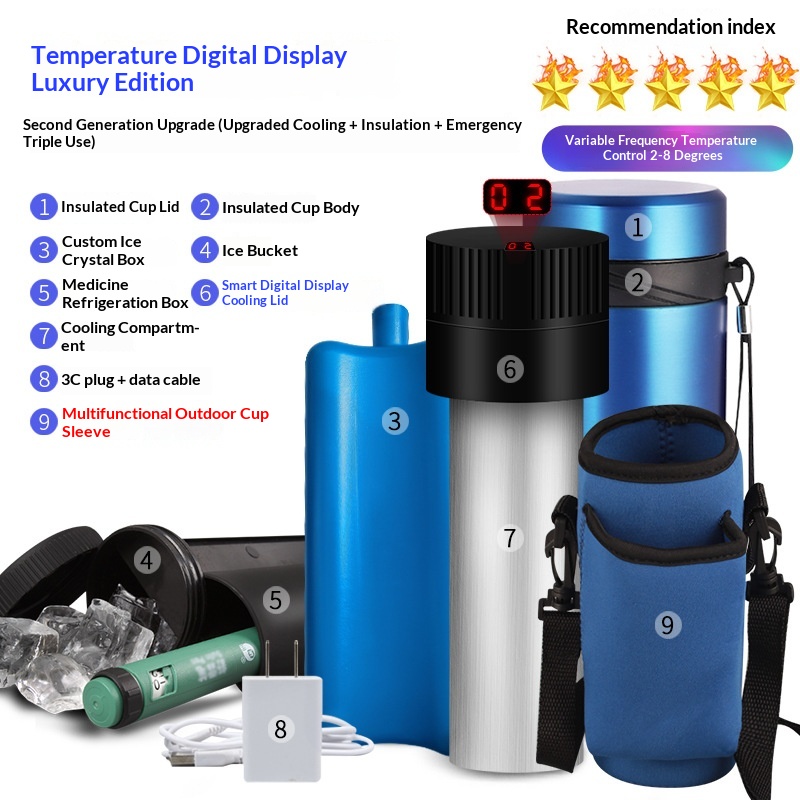 Portable Outdoor Insulin Refrigeration Cup