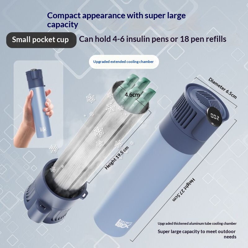Portable Outdoor Insulin Refrigeration Cup