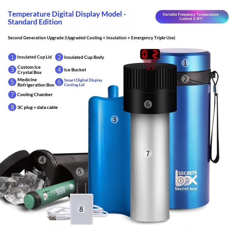 Portable Outdoor Insulin Refrigeration Cup
