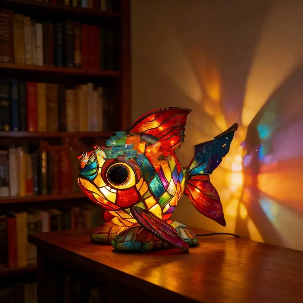New Handmade Colorful Resin Mosaic Lamp