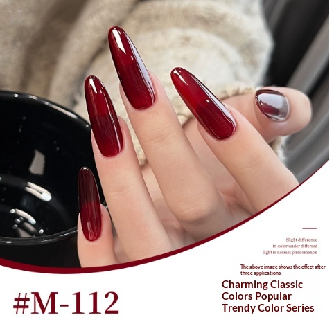 Complete Set Of Japanese-style Trendy Color Gel Nail Polish For UVLED Curing Specially Designed For Nail Salons