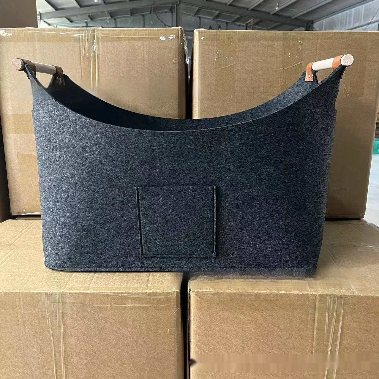 Creative Felt Firewood Storage Basket