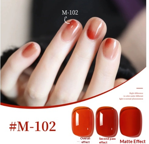 Complete Set Of Japanese-style Trendy Color Gel Nail Polish For UVLED Curing Specially Designed For Nail Salons