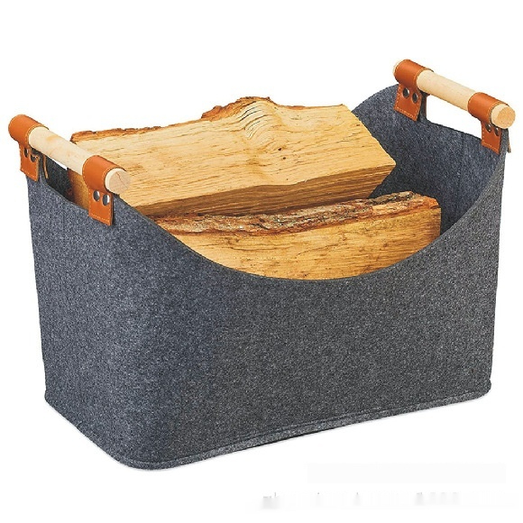 Creative Felt Firewood Storage Basket