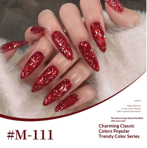 Complete Set Of Japanese-style Trendy Color Gel Nail Polish For UVLED Curing Specially Designed For Nail Salons