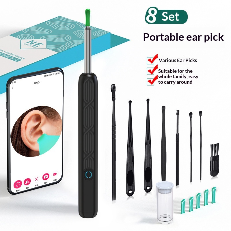 Visual Ear Pick Wireless Cleaning Endoscope For Ear Cleaning