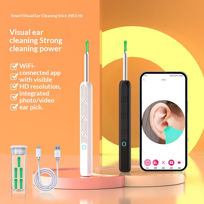 Visual Ear Pick Wireless Cleaning Endoscope For Ear Cleaning