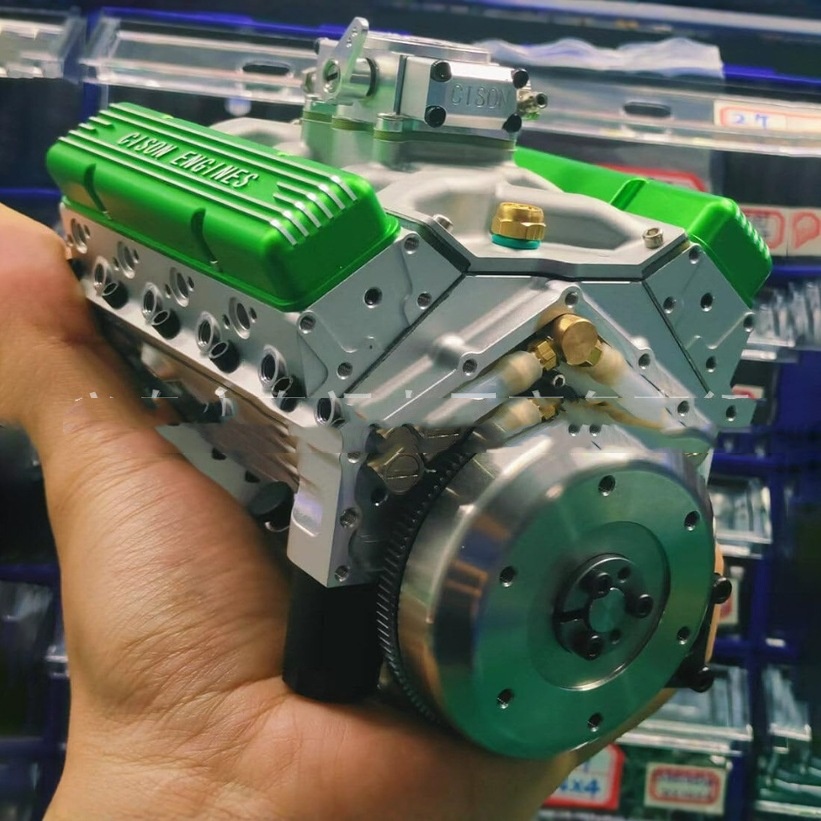 V8 Engine Ornament Kit Resin Craftwork