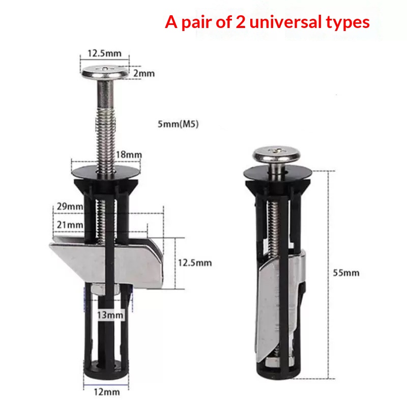 Alloy Fixing Screw With Rubber Expansion