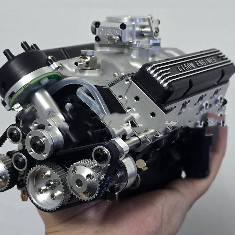 V8 Engine Ornament Kit Resin Craftwork