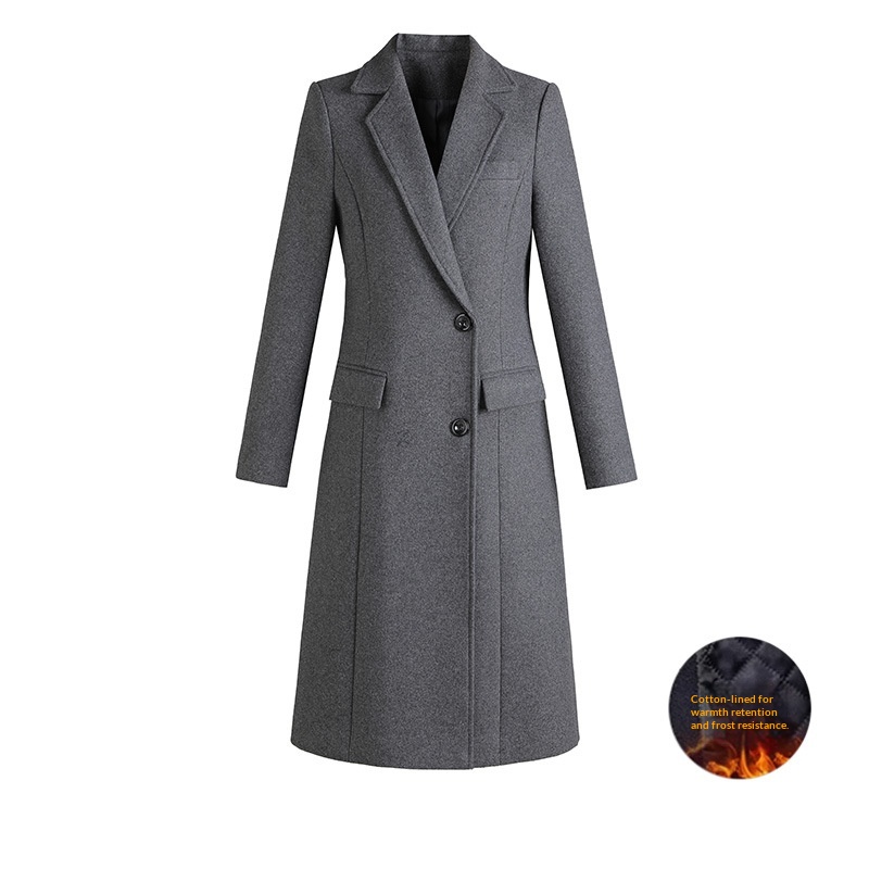 Woolen Coat For Formal Work Attire At Banks Jewelry Stores And Hotel Front Desks