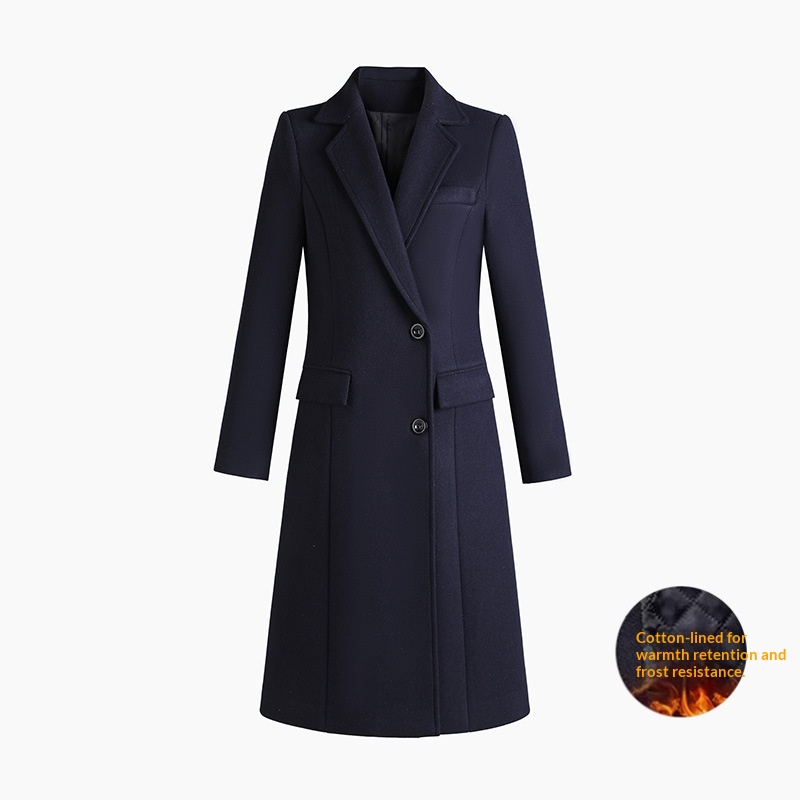 Woolen Coat For Formal Work Attire At Banks Jewelry Stores And Hotel Front Desks