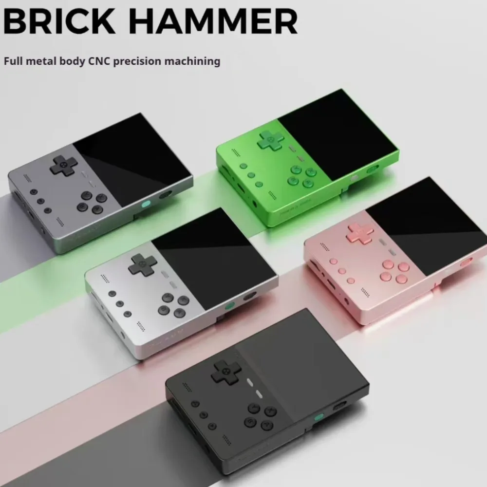 Handheld Gaming Console with An Aluminum Alloy Shell