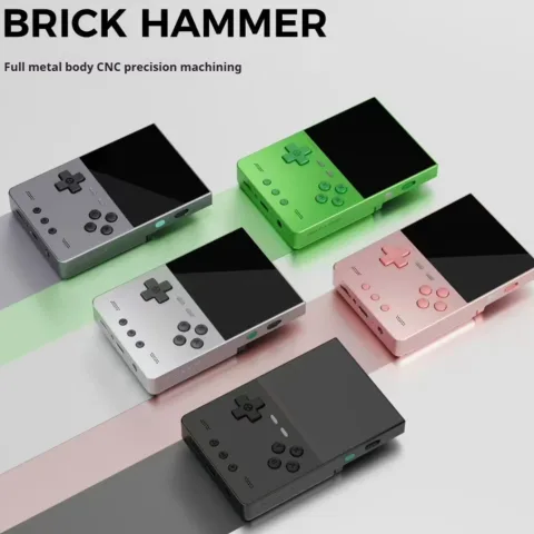 Handheld Gaming Console with An Aluminum Alloy Shell