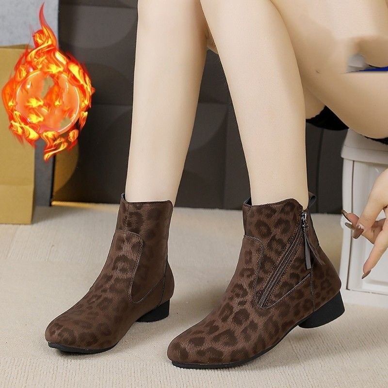 Women's Retro Suede Martin Boots Girl