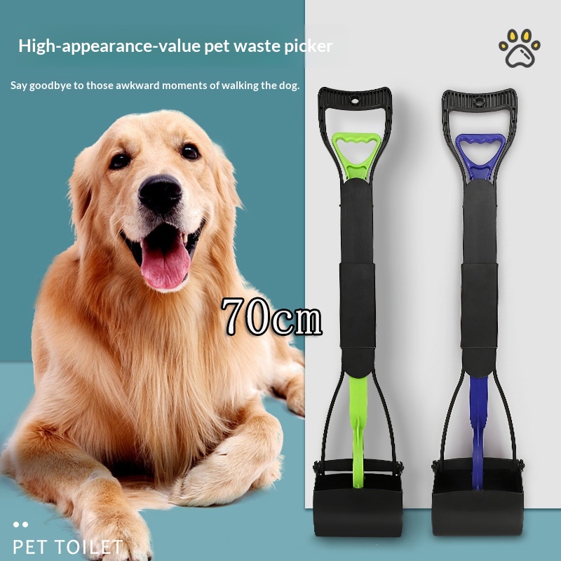 70cm-long Foldable Pet Waste Picker With A Handle For Picking Up Dog Poop - imagen 1