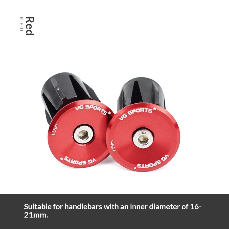 Aluminum Alloy Handlebar Plugs Bicycle Handlebar End Caps Mountain Bike Handlebar Expansion Plugs