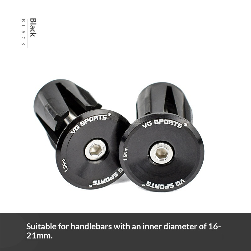 Aluminum Alloy Handlebar Plugs Bicycle Handlebar End Caps Mountain Bike Handlebar Expansion Plugs
