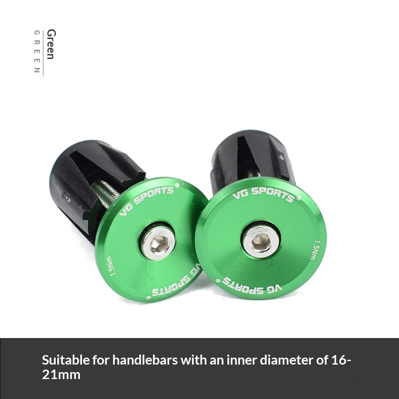 Aluminum Alloy Handlebar Plugs Bicycle Handlebar End Caps Mountain Bike Handlebar Expansion Plugs