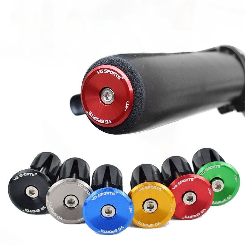 Aluminum Alloy Handlebar Plugs Bicycle Handlebar End Caps Mountain Bike Handlebar Expansion Plugs