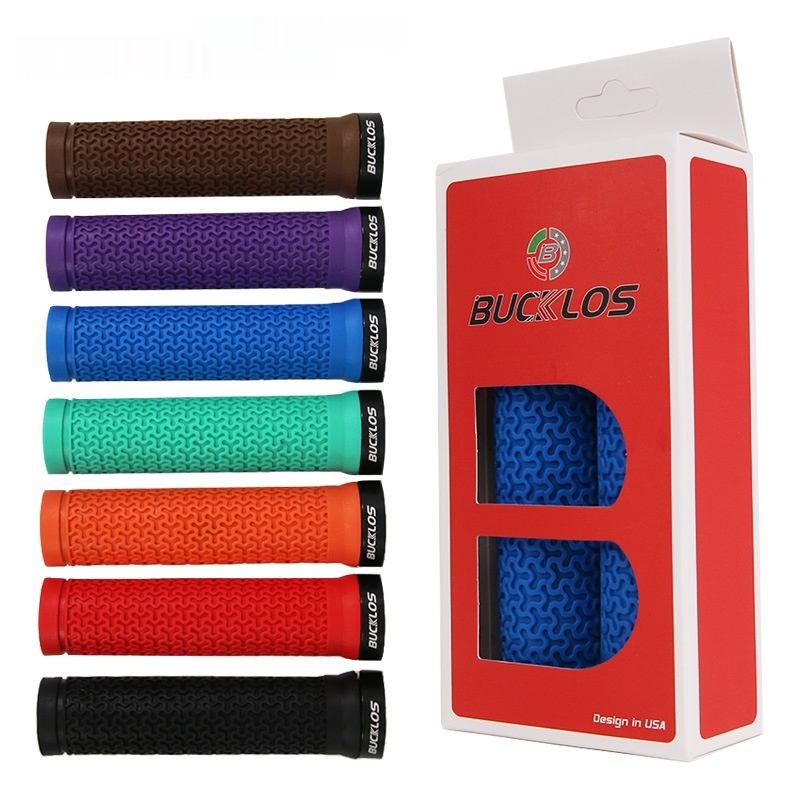 Bicycle Rubber Grips With Integrated Cuffs For A Non-slip Gripbicycle Accessory