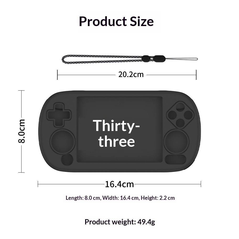 Silicone Protective Case For Retro Handheld Gaming Consoles With Large Screens 6