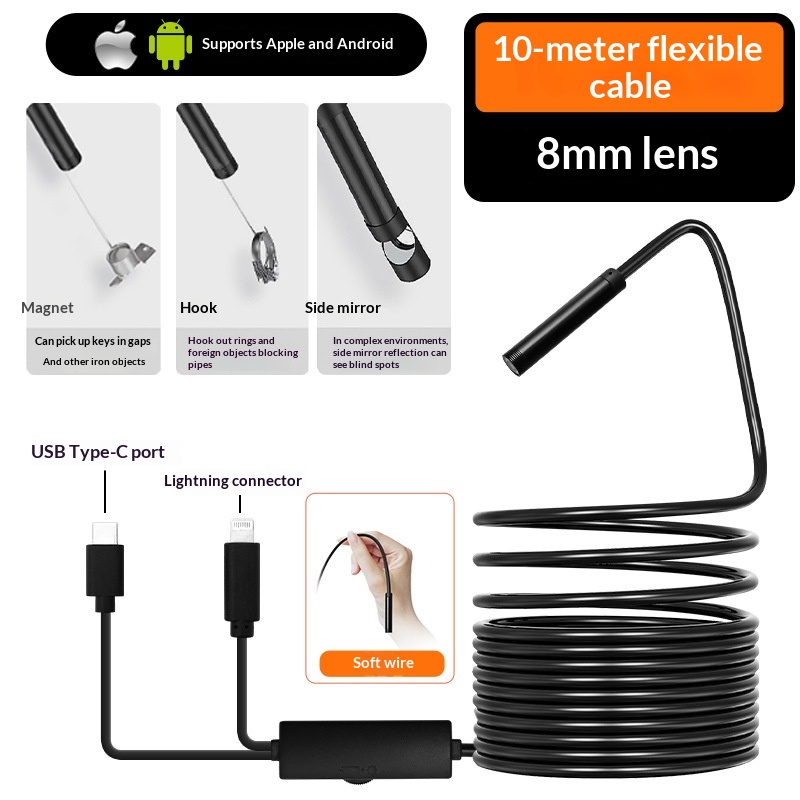 Industrial Endoscope High-definition Camera For Automotive Repair