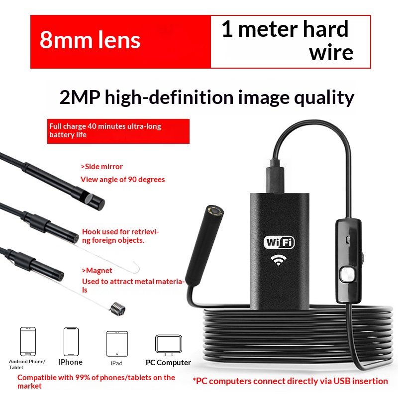 Industrial Endoscope High-definition Camera For Automotive Repair