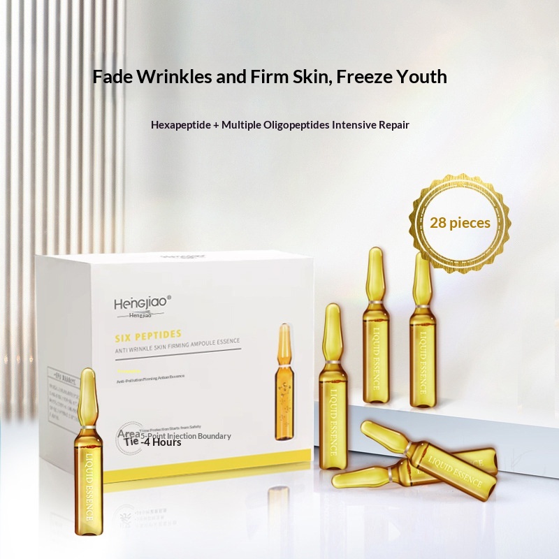 Hyaluronic Acid Fullerene And Niacinamide Serum Single Use Ampoules For Intense Hydration And Moisturization