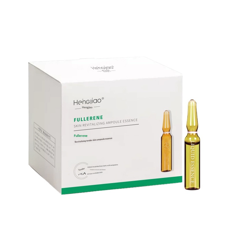 Hyaluronic Acid Fullerene And Niacinamide Serum Single Use Ampoules For Intense Hydration And Moisturization