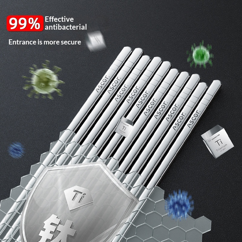 Pure Titanium Chopsticks For Home Useluxury On A Budget