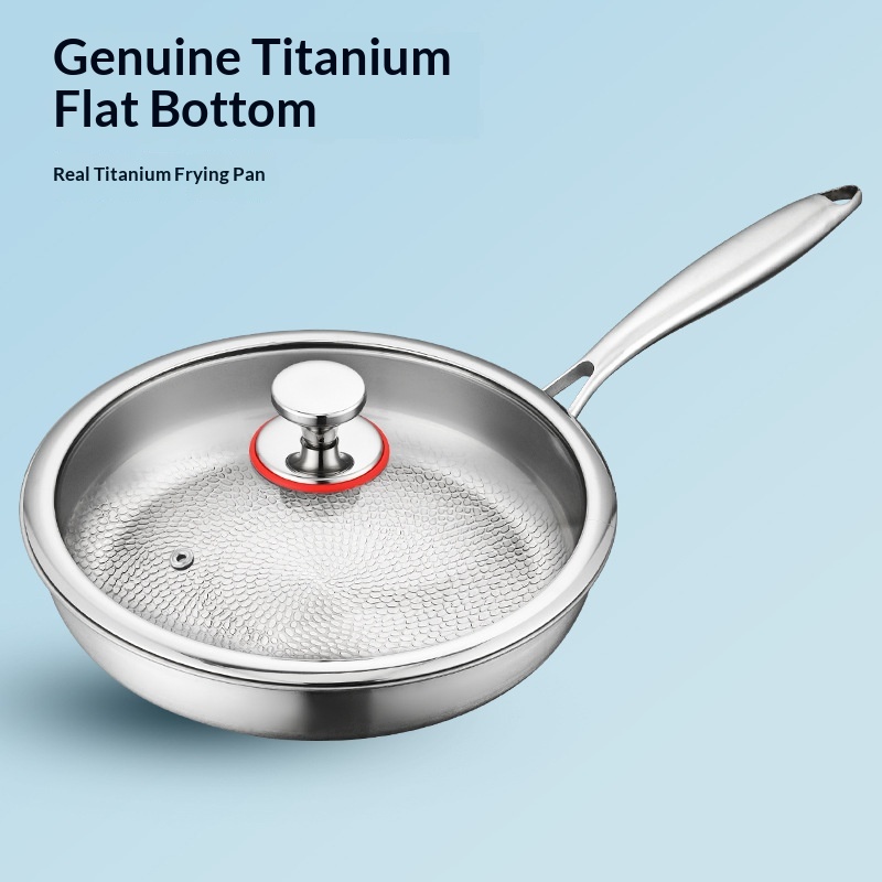 High-end Titanium Non-stick Pan For Home Use