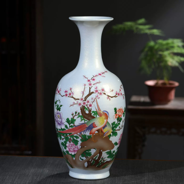 Ceramic Crystal-Glazed Vase
