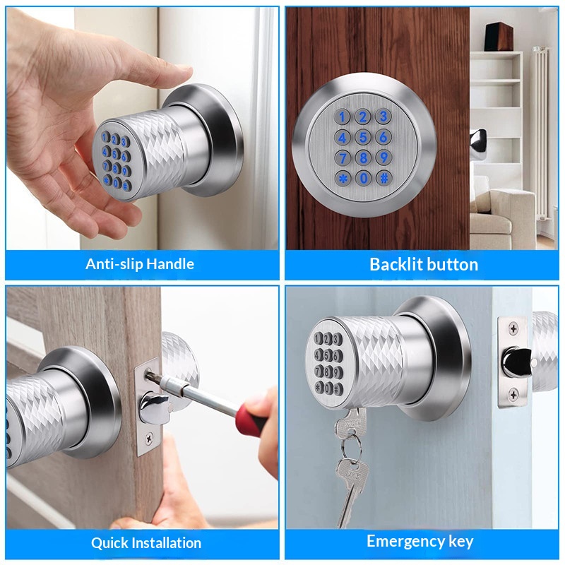 Smart Lock Electronic Password Door Lock For Indoor Use