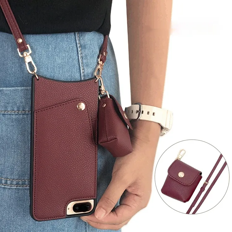 Protective Case With A Crossbody Strap, Card
